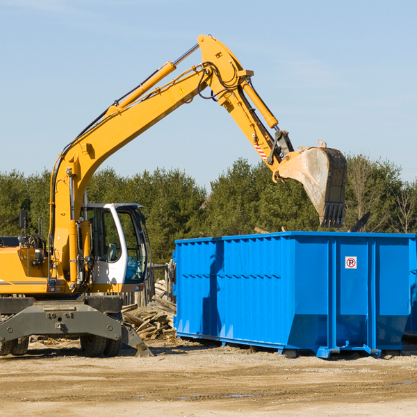 are there any additional fees associated with a residential dumpster rental in Monkton MD